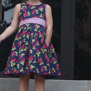 Chelsea's Corner - Cherry Girl Dress (Size 4)